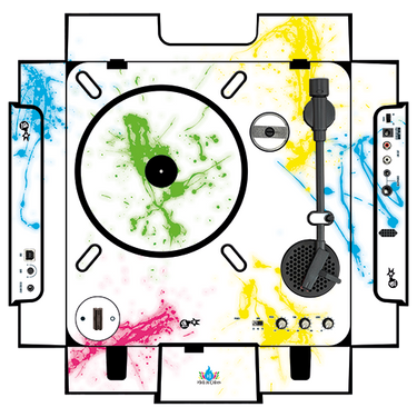 dj-skins Numark PT 01 Skin HOLI IN COLORS
